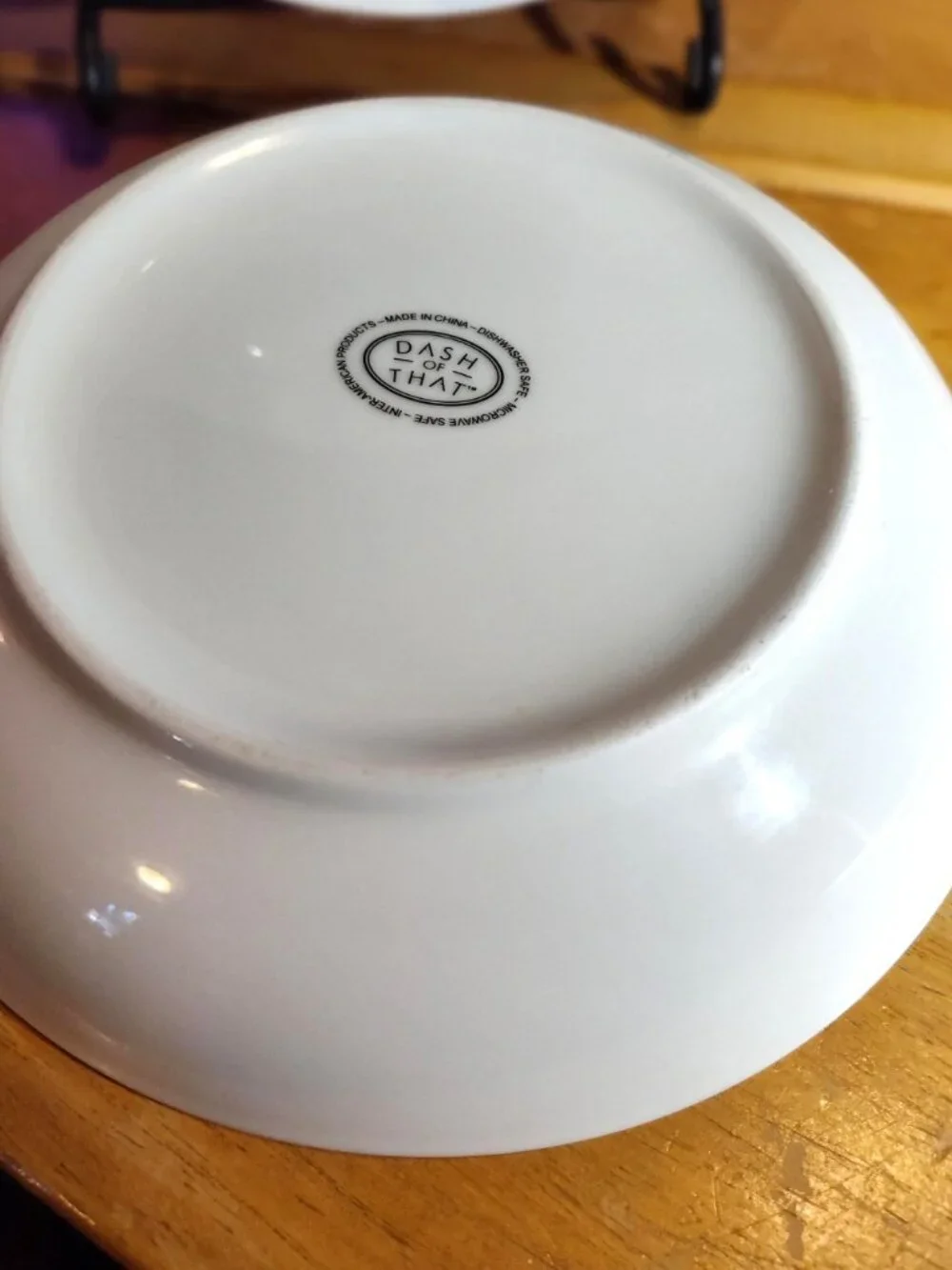 Set of two Dash of That white dishes bowls. SHIPS FREE